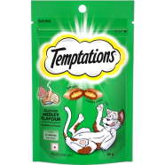 Temptations Crunchy Cat Treats - Seafood Medley Flavour 85gm image