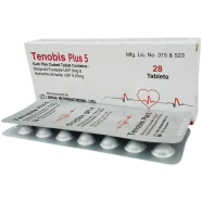 Tenobis Plus 5mg 6.25mg Tablet 14's Strip image