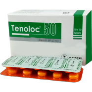 Tenoloc 50 mg Tablet 10's Strip image