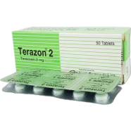 Terazon 2 mg Tablet 10's Strip image