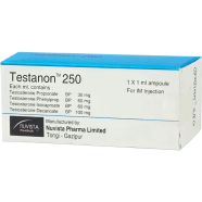 Testanon 250 mg Per ml Im Injection 1 ml Ampoule image