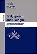 Text, Speech and Dialogue image