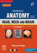 Textbook of Anatomy: Head, Neck and Brain, Vol 3, 3rd Updated Edition image
