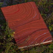 Texture Brown Notebook (Handmade Jute Board Cover)