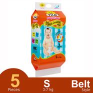 Thai Belt System Baby Diapers S Size (3-7kg) 5pcs image