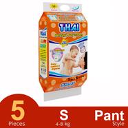 Thai Pant System Baby Diapers S Size (4-8kg) 5pcs image