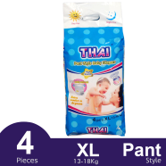 Thai Pant System Baby Diapers (XL Size) (13-18 kg) (4pcs)