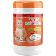 Thai Wet Wipes- Orange- Pink- Yellow - 120Pcs