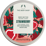 The Body Shop Strawberry 96H Nourishing Moisture Body Butter 200ml image