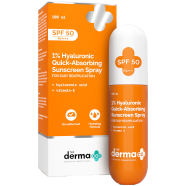 The Derma CO 1 Percent Hyaluronic Quick-Absorbing Sunscreen Spray with Hyaluronic Acid And Vitamin E 100ml image