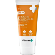 The Derma Co 1 Percent Hyaluronic Sunscreen Aqua Gel SPF 50 80g image