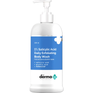The Derma Co 1 Percent Salicylic Acid Daily Exfoliating Body Wash 250 ml image