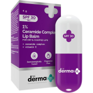 The Derma Co 1percent Ceramide Complex Lip Balm SPF 30 PA plus plus for Dry and Chapped Lips - 4g -334647387 image