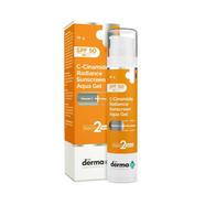 The Derma Co C-Cinamide Radiance Sunscreen Aqua Gel with SPF 50 and PA plus plus plus plus - 50g -326922209 image
