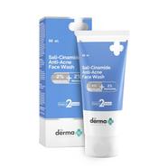 The Derma Co Sali-Cinamide Anti-Acne Face Wash with 2percent Salicylic Acid and 2percent Niacinamide - 80ml -325945535 image