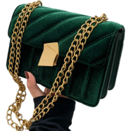 The Emerald Velvet Crossbody image