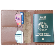 The Men's Code Brown Leather Passport Holder - MPC002 image
