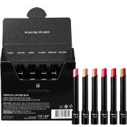The Nbp Foggy Smudge Matte Lipstic Set 6pcs image