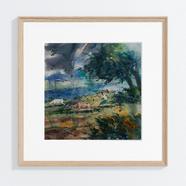 The Storm, Watercolor - (26x26)inches image