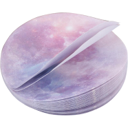 The Style Sutra 30 Pcs Planet Sticky Note Round List Memo Notes Moon image