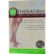 Therafirm Knee High Stockings 20 To 30 mmHg Large Firm Compression Support Nylons image