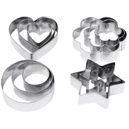 These are tools used to cut cookie dough into various shapes before baking image