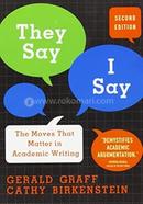 They Say/I Say – The Moves that Matter in Academic Writing image