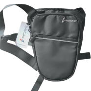 Thigh Bag For Motorcycle Riding Organizer Multipurpose Safety Bag For Bikers Black Premium Segment image