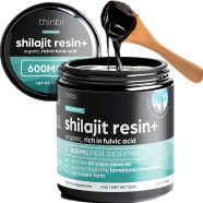 Thinbi Shilajit Resin Extra Strength Pure Himalayan Shilajit for Men and Women 4oz (120gm) -523277813 image