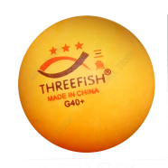 Threefish Table Tennis Balls (tabble_tennis_ball_5pcs) Orange - 5pcs image