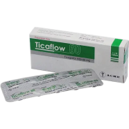 Ticaflow 60 mg Tablet 10's strip image