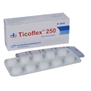 Ticoflex 250 mg Tablet 10's strip image