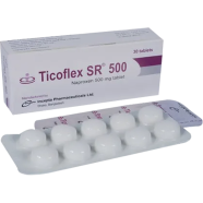 Ticoflex SR 500 mg Tablet 10's Strip image