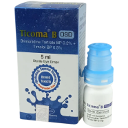 Ticoma B 0.2 Percent, 0.5 Percent Ophthalmic Solution 5 ml Drop image