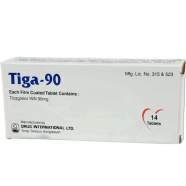 Tiga 90 mg Tablet 14's Pack image