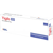 Tigilow 20 mg Tablet 10's Strip image