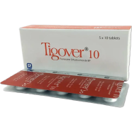 Tigover 10 mg Tablet 10's Strip image
