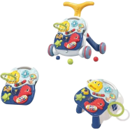 Tiibaby 3 in 1 Musical Stroller Push Walker Game Table and Game Board image