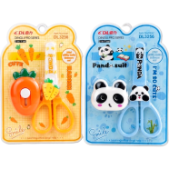 Tijera Mas Cutter Zanahoria y Panda - Vida Cosas Lindas-1 Pc image