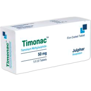 Timonate 50 mg Tablet 10's strip icon
