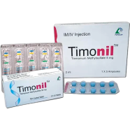Timonil 50 mg Tablet 10's strip image