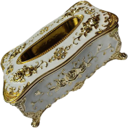 Tissue Box Holder Rose Pattern Design image