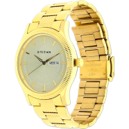 Titan Champagne Dial Analog Watch For Men image