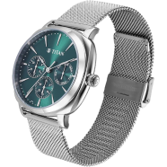 Titan Classique Suave Quartz Green Dial Silver Stainless Steel - 90189SM01 image