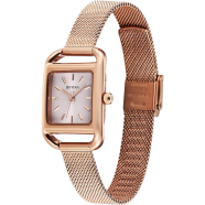 Titan Horizon Quartz Analog Pink Dial Stainless Steel Strap Watch For Women - 95298WM01 image