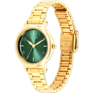 Titan Karishma Green Dial Analog Stainless Steel Strap Watch For Women image