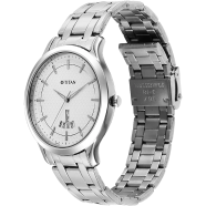 Titan Karishma Silver White Dial Analog Watch for Men - 1648YM04 image
