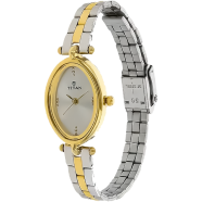Titan Karishma Silver-White Dial Analog Watch for Women - 2418BM01 image