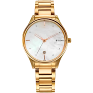 Titan Karishma White Dial Analog Watch for Women - 2468YM04 image