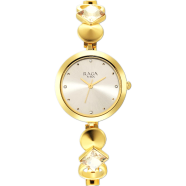 Titan Love All Watch With Champagne Dial And Brass Strap image